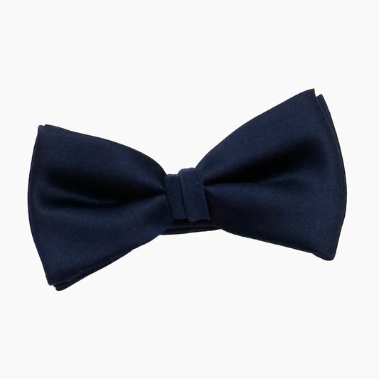 Colored satin bow tie