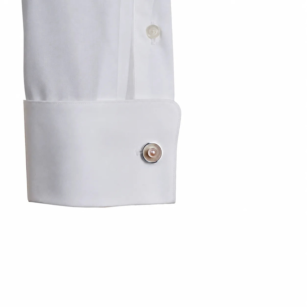Pearl Cufflinks Circle