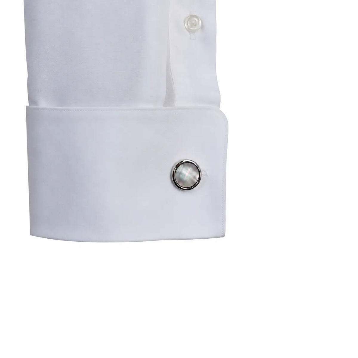 Black Mother-of-Pearl Cufflinks Circle